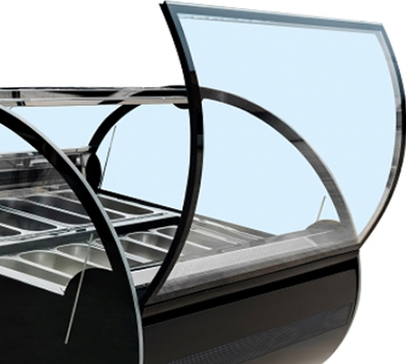 16 Pans Ice Cream Display Freezer 500L