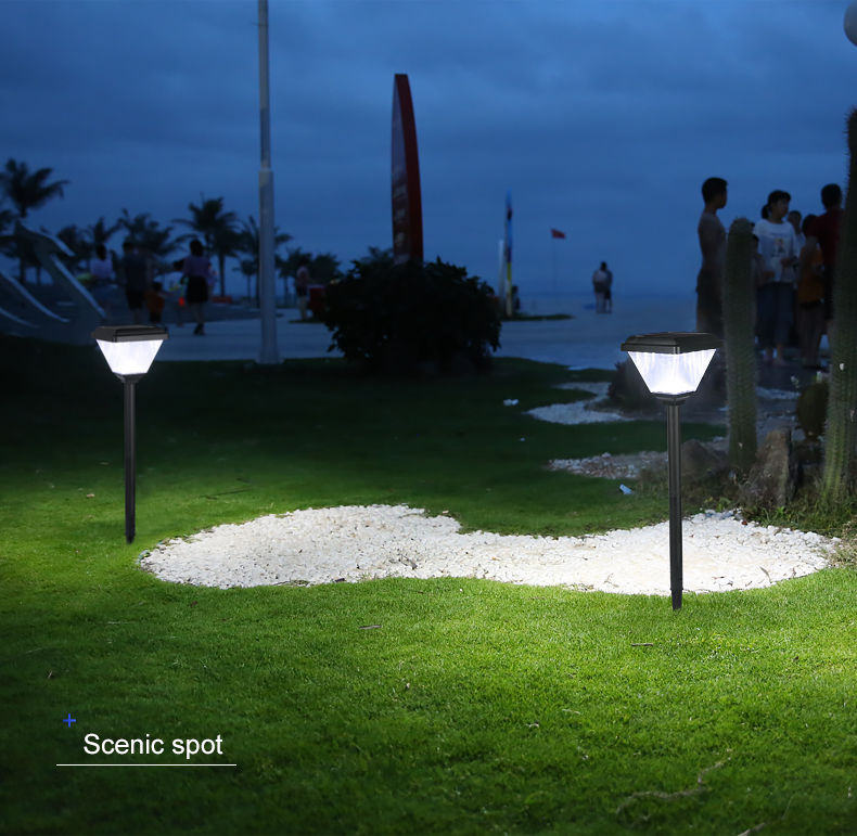 Light Control Stomproofing Pathway Ground Lightting Outdoor Solar LED Landscape Light