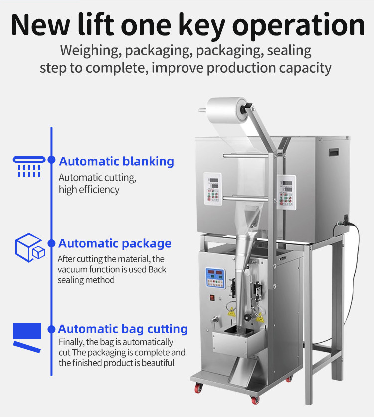 High Grade Automatic Hardware Fittings Screw Sorting Counting Small Bag Pouch Furniture Accessories Packing Machine