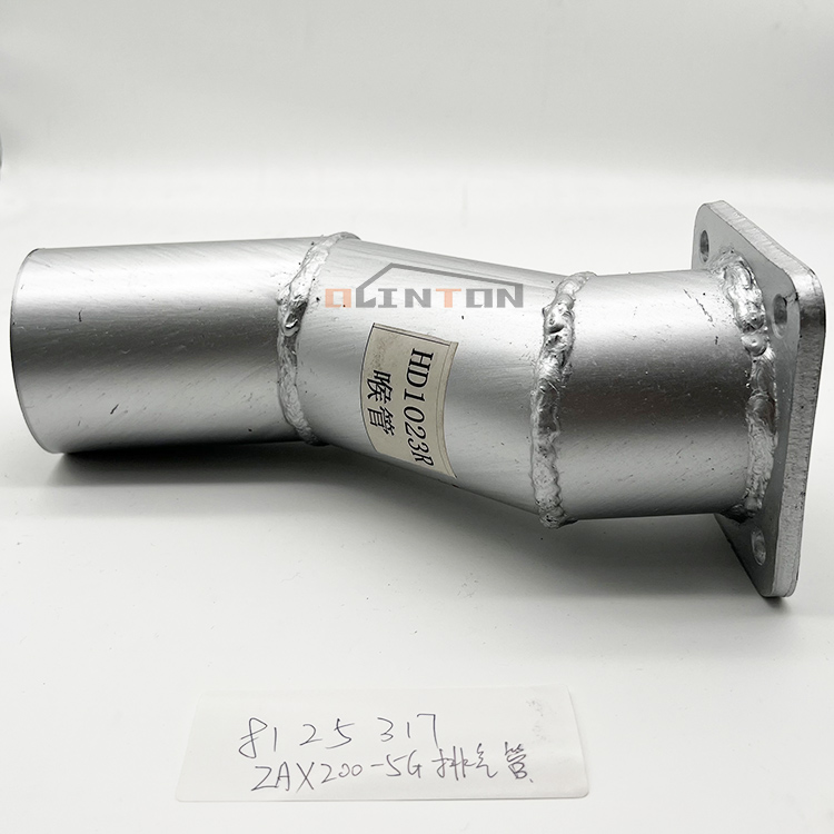 Excavator Spare Parts Exhaust Pipe 8125317 For Hitachi ZX200-5G OEM Support Guaranteed
