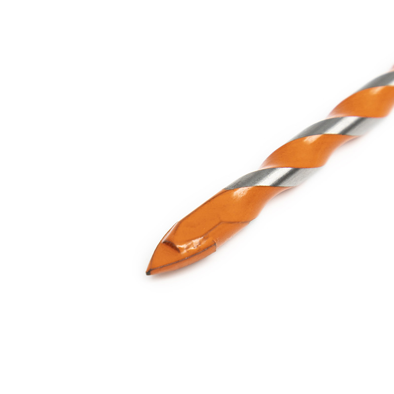 Orange Glass And Tile Triangle Head Drill Bit 4mm To 12mm ISO9001