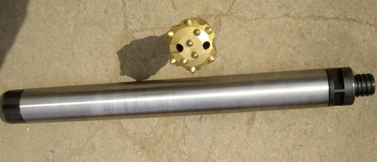 Water Well DTH Drilling Tools , QL80 M80 DTH Bit and Down Hole Hammer Drill
