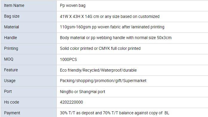 Custom Huge Luggage PP Woven Bag With Zipper Lock,PP Woven Shopping Bag,Factory customized cheap laminated pp woven shop