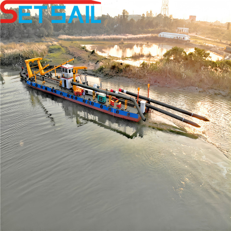 High Capacity Cummins Diesel Engine Hydraulic Cutter Suction Dredger