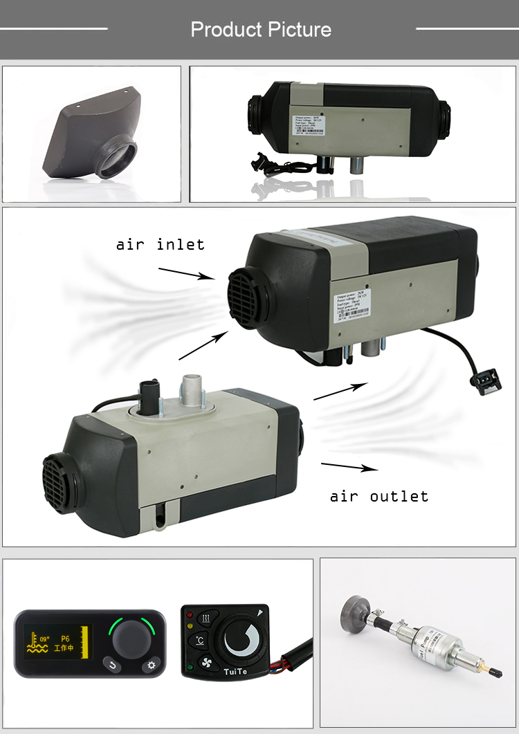 5KW Webasto 12V diesel air heater for boat car ship truck marine