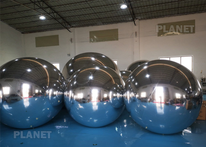 Double Layer Inflatable Mirror Ball Environmentally Easy To Carry