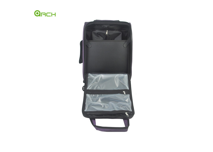 4 spinner wheels Underseat Luggage Bag with Carry Handle