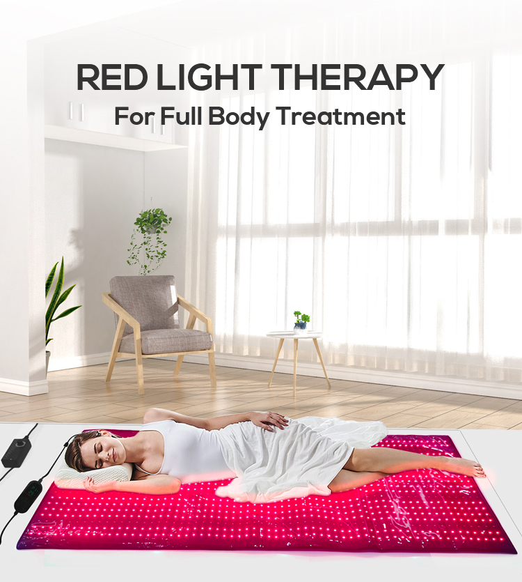 Full Body Red Infrared Led Light Therapy Mat Sleeping Bag 90W OEM