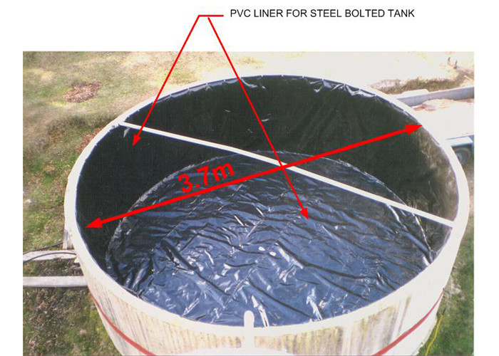 Fish Farming Bolted 27cbm 2740mm Aquaculture Water Tanks