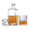 Buy cheap 850ml House Glassware Glass Whiskey Decanter Set Classic Oxford Collection from wholesalers