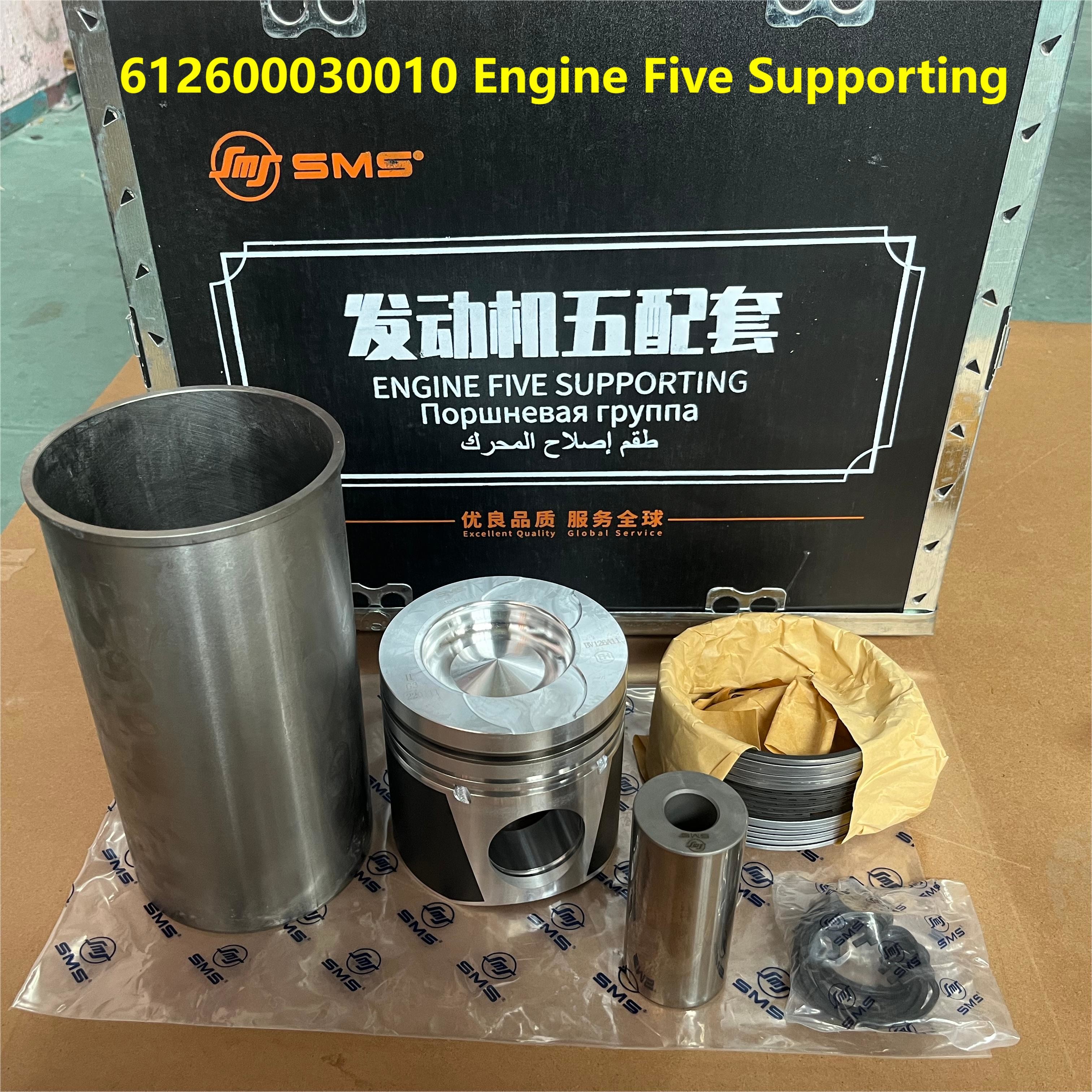 612600030010 Cylinder Liner WEICHAI Engine Parts Piston Ring Pin WEICHAI WD615 Engine Parts