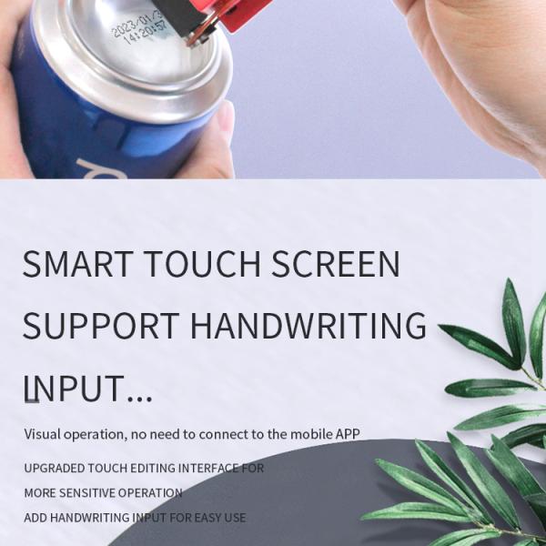 Portable Touch Screen Expiry Date Batch Coding Machine for Sale Handheld Inkjet Printer
