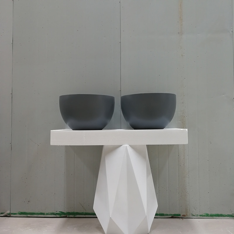 Waterproof Fiberglass Flower Pots Resin FRP Plant Pots For Decor