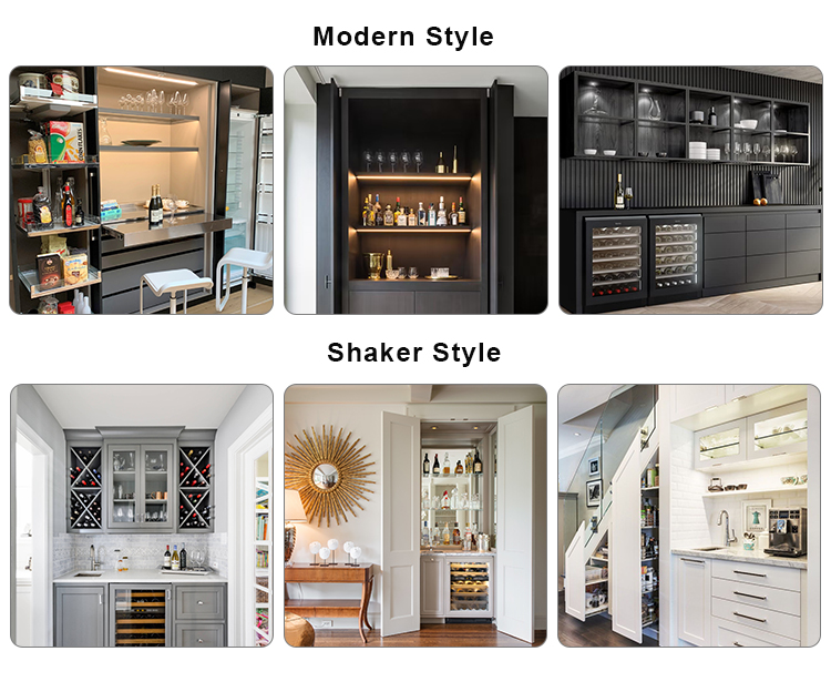 Transform Your Home Furniture with Luxury Wood Style PANEL Home Bar Ideas and Designs
