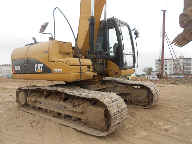 Long Reach Used Cat Excavator 320C , 1bm Bucket Used Mini Backhoe For Sale