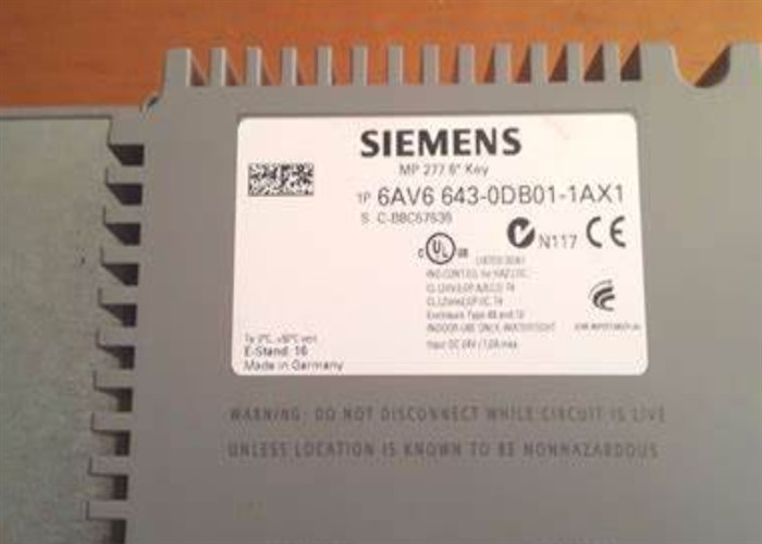  6AV6643-0DB01-1AX1 MP 277 8 KEY MULTI PANEL WITH RETENTIVE MEMORY 7.5 TFT Manufactures