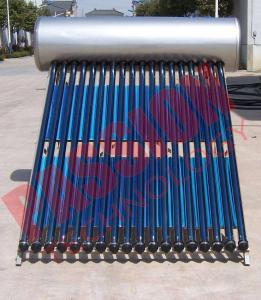  Silver CPC Heat Pipe Solar Water Heater For Bathing Manufactures