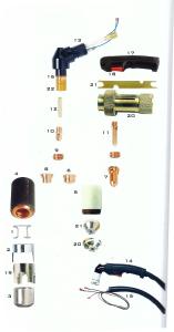  High Speed Plasma Cutting Torch Suiable For All Kinds Hard - To - Cut Metals Manufactures