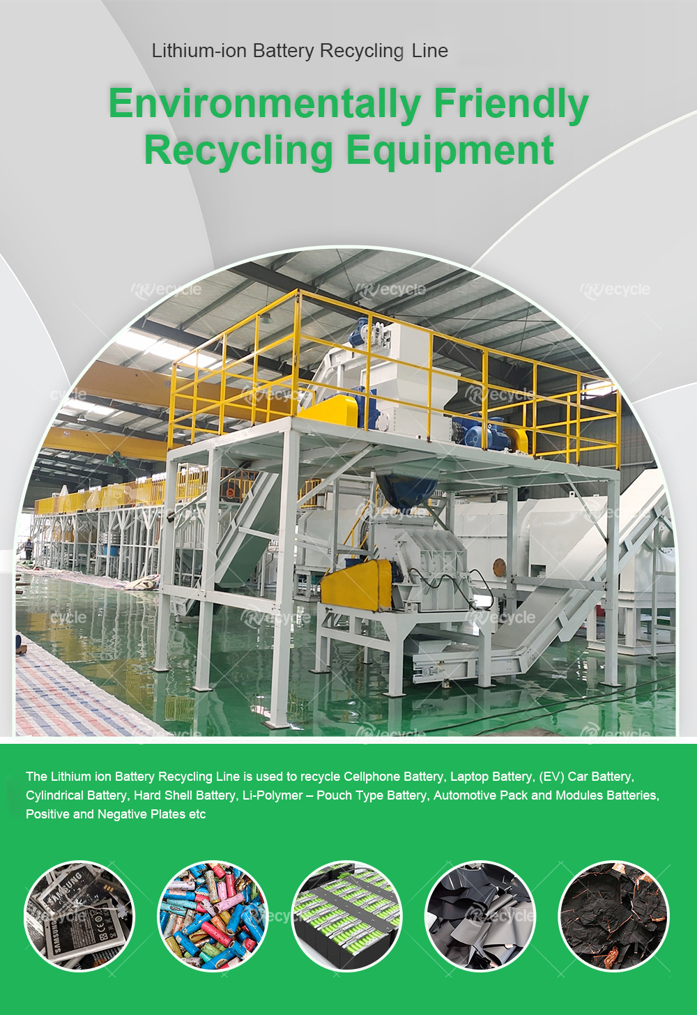 Revolutionary Recycling Solution Fully-automated Lithium Battery Recyclcing Machine