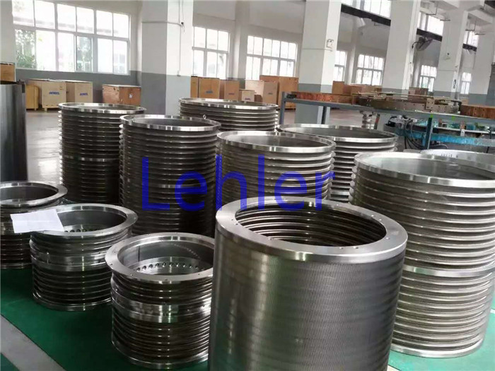 Cylindrical SS316L Pressure Screen Basket For Latex Filtration