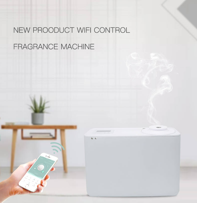 800ml Wifi-controlled Smart Aroma Diffuser Wide-area Air Freshener Electric HVAC Aromatherapy Machine For Whole House