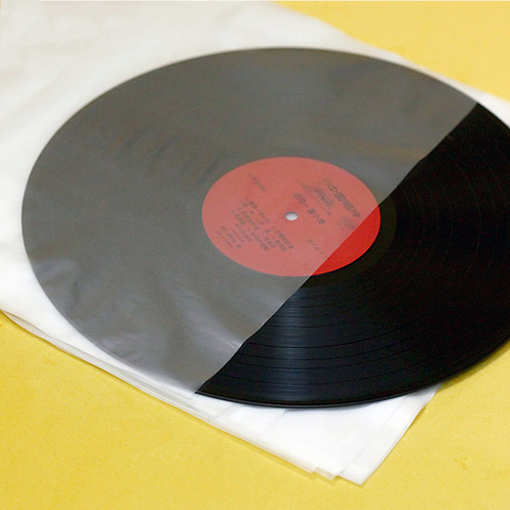 50x 12" LP Durable Wrinkle-Free Crystal Clear Vinyl Record Outer Sleeves