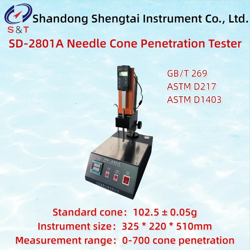ASTM D217 Petroleum Asphalt Needle Penetration Tester SD-2801A Time Error ＜± 0.1s