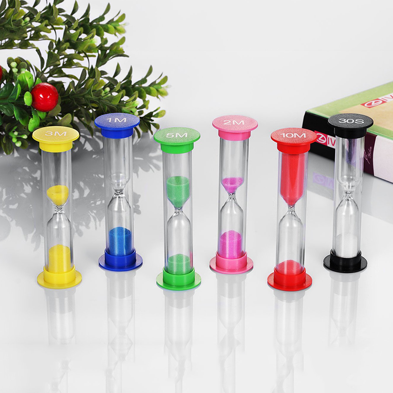 1 2 3 4 5 Minute Mini Sand Clock Traditional Style With Dice