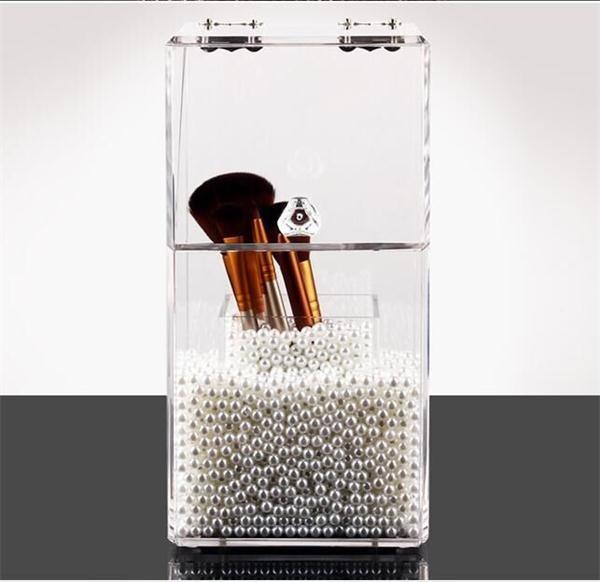 new design clear cosmetic acrylic makeup display