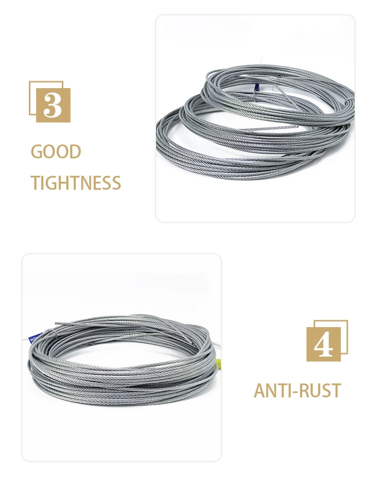 Galvanized 6*12 6*7 6*19*6*37 Steel Wire Rope For Heavy-Duty And Versatile Construction