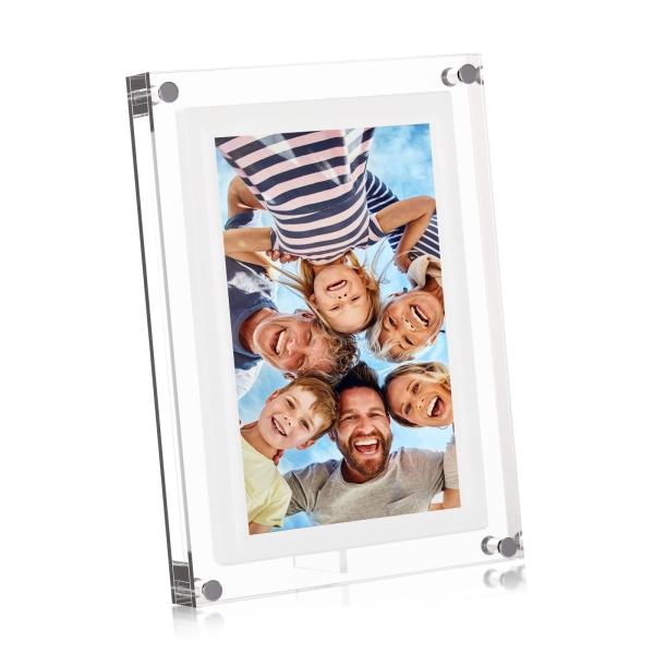 10inch Acrylic Bulk Digital Photo Frame with RM/RMVB/AVI/MPG/MPEG/FLV/VOB/MP4