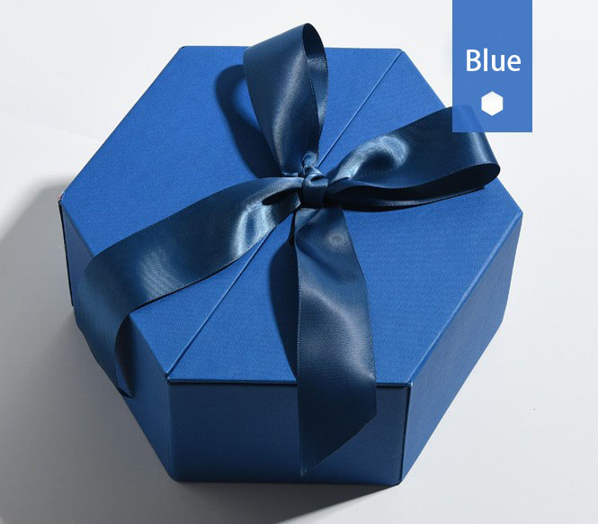 Customized Cardboard Craft Hexagon Gift Box For Cosmetic Perfume Packing