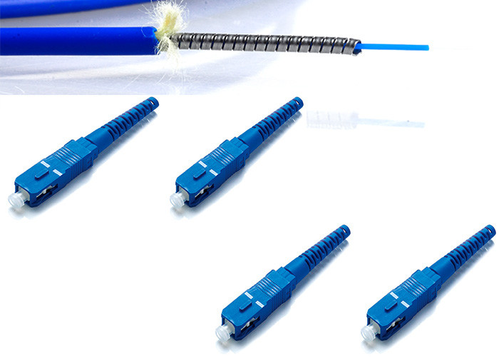 SC to SC Fiber Optic Patch Cord Rodent Proof Armoured Cord Jumper