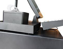 Supermarket Cash Register with 12 Inch Dual Display Built-in Printer and Keyboard