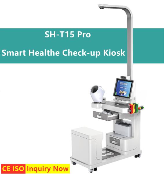 SH-T15 Pro Manufacturer Price Health Care Body Checkup Telemedicine Kiosk Height