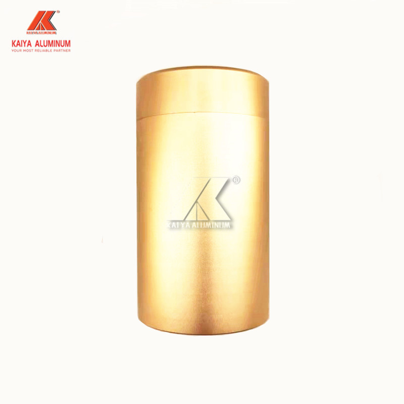 Travel Empty Tea Storage Round Aluminum Cans T8 With Lids