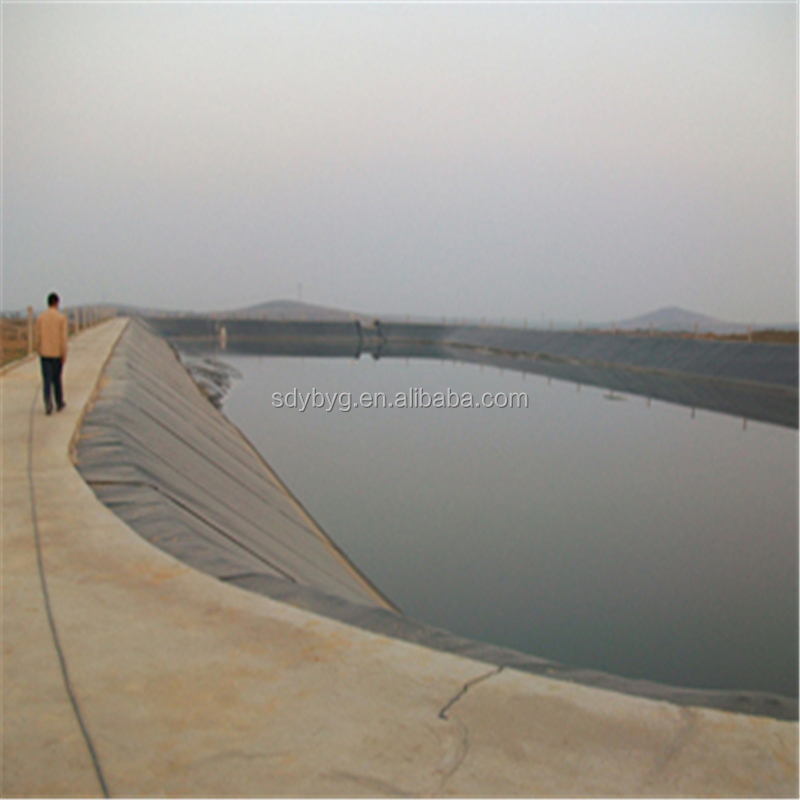 300 Micron 500 Micron 750 Micron Waterproof HDPE Geomembrane Pond Liner Reservoir Liner 100% Virgin