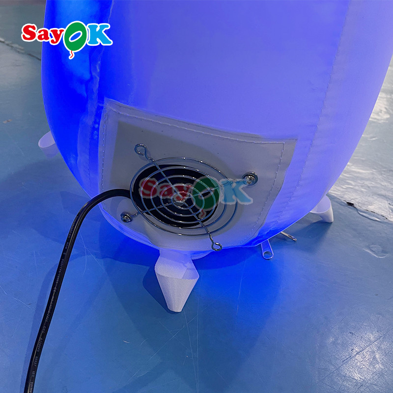 Music Stage Deco Inflatable Mushroom Park Decorative Inflatable Lighting Mushrooms Plants