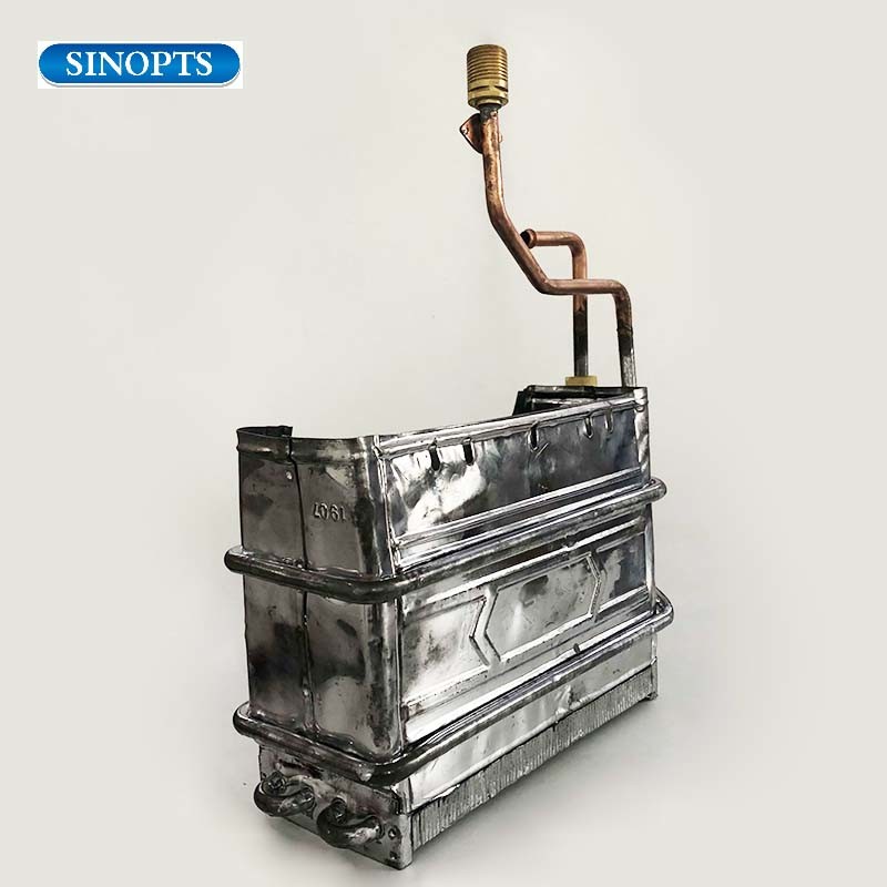 Cuboid Copper Hot Water Heat Exchanger Gas Water Heater Spare Parts