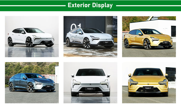 Energy Vehicle Pure Electric Carro Electrico 2024 Polestar 4 Pro Plus L*W*H 4845x1994x1544 Battery Capacity kw/h 102kw/h