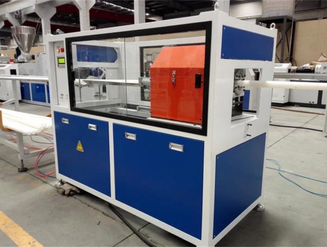 Twin Screw Extruder PVC Pipe Production Machine With 120mm Screw Diameter
