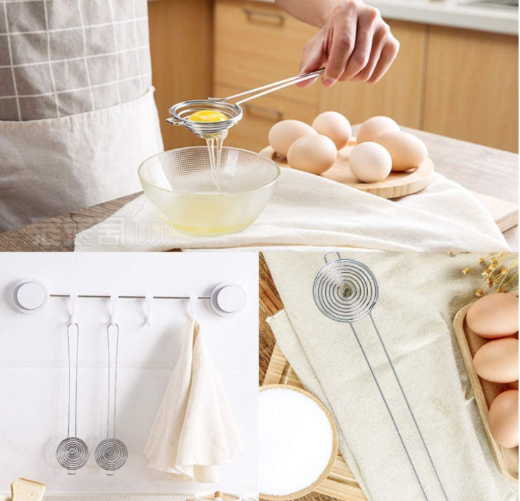 Stainless Steel Kitchen Gadget Tools Egg Separator Rustproof