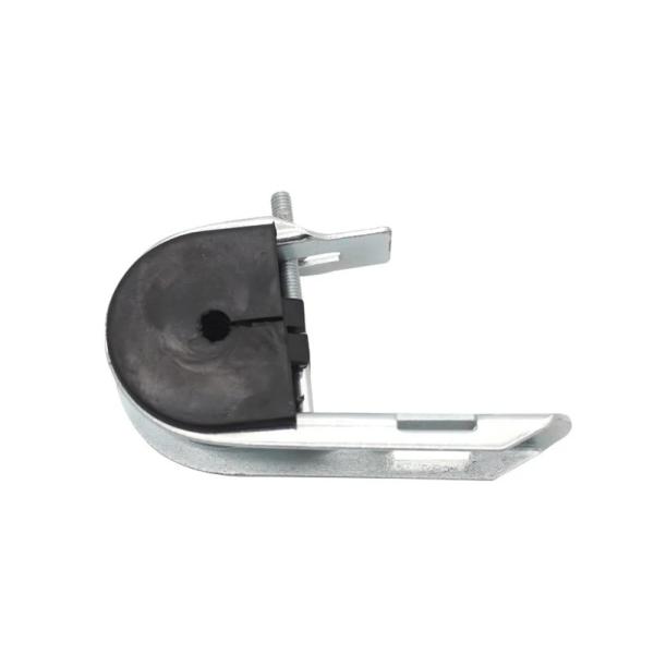 Round Type Black PA6 Material Fiber Optic J Hook Suspension Clamp for ADSS