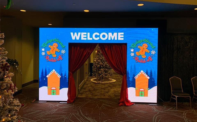 Die Cast Aluminum Cabinet Cob LED Screen For Information Or Advertisements