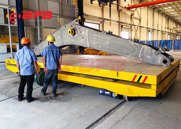 Battery Powered Trackless Hydraulic Transfer Carts Without Rail