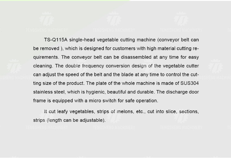 1200KG/H Vegetable Processing Machine Agricultural Automatic Fruit Cutter