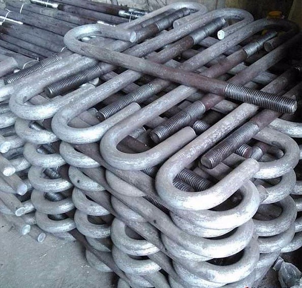 Carbon Steel J Type Anchor Bolt M30/M16 J Bolt with Grade 4.8/8.8/10.9/12.9 INCH