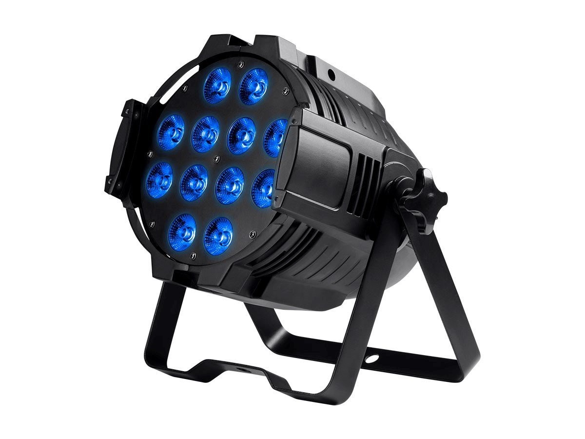 DMX Stage Lighting 12x18W RGBWA UV 6 in 1 LED PAR 64 Stage Light
