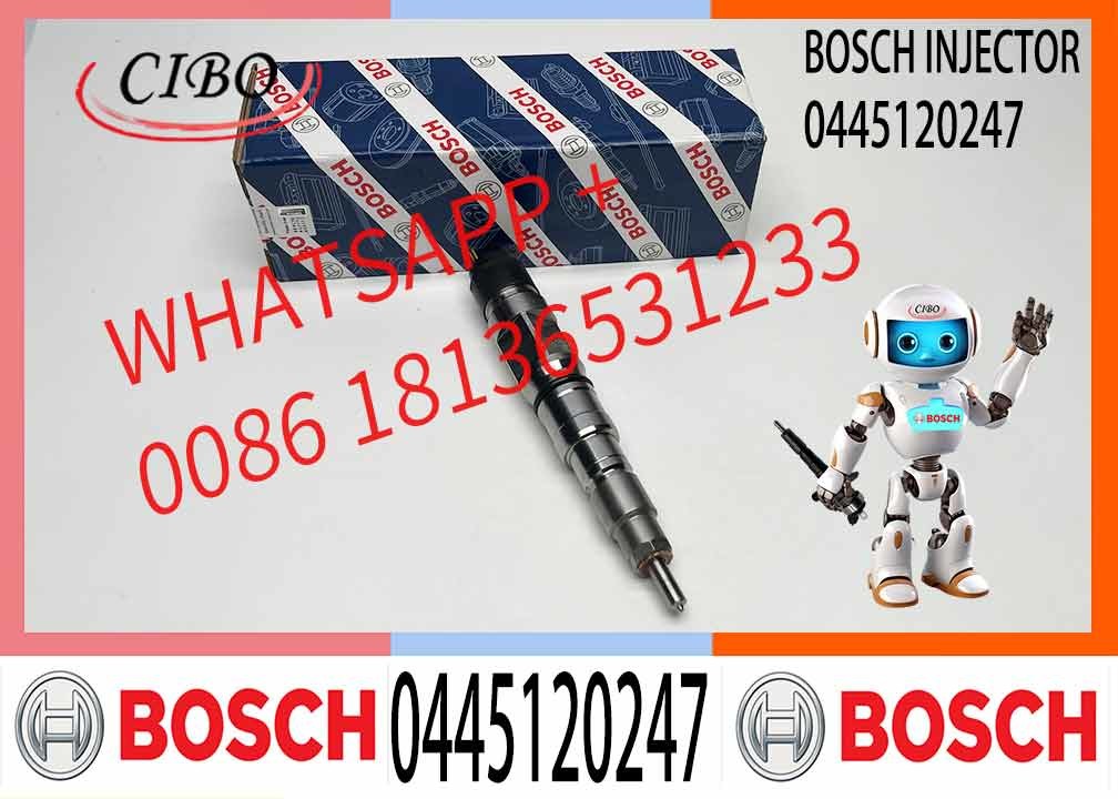 diesel fuel injector 0445 120 247 injector of diesel generator Genuine part fuel injector 0445120247