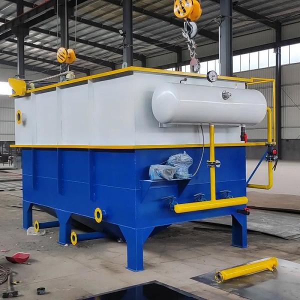 Recycle Flow Daf Sedimentation Dissolved Air Flotation Machine For Beer Yeast